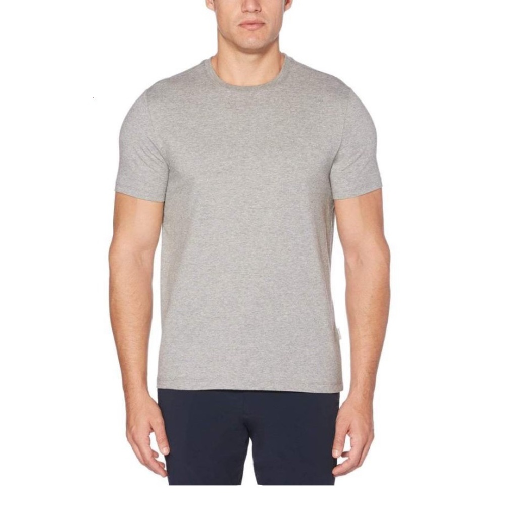 Perry Ellis Men’s Basic Gray Short Sleeve Tee